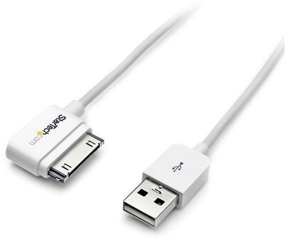 Startech USB2ADC2ML Apple Dock - USB "L" adat/töltőkábel 2m - Fehér