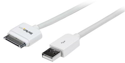 Startech USB2ADC3M Apple Dock - USB adat/töltőkábel 3m - Fehér