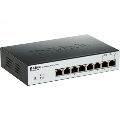 D-Link EasySmart DGS-1100-08P 8 Ports Manageable Ethernet Switch