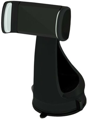 Qoltec 51212 3.2" - 6" Univerzális mobiltelefon autós tartó - Fekete