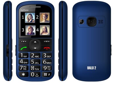 myPhone Halo 2 Mobiltelefon - Kék