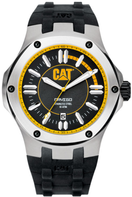 Caterpillar A1.141.21.127 Navigo Analóg férfi karóra - Fekete/Ezüst