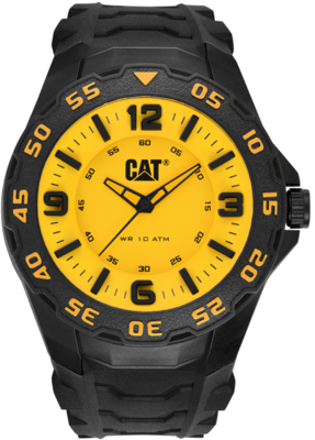 Caterpillar LB.111.21.731 Motion Analóg férfi karóra - Fekete/Sárga