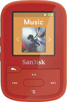 Sandisk Clip Sport Plus 16GB MP3 lejátszó - Piros