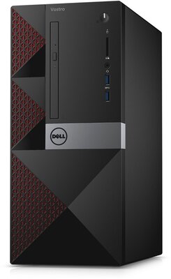 Dell Vostro 3668 PC - Intel Core i5-7400 (3.00 GHz), 8GB, 256GB SSD, WLAN+Bluetooth, Microsoft Windows 10 Professional - Torony házas asztali számítógép 3 év garanciával