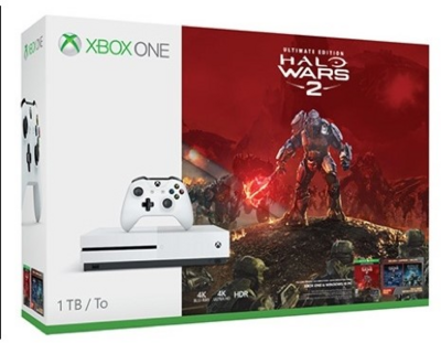 Microsoft XBOX One S 1TB Fehér + Halo Wars 2 Ultimate Edition
