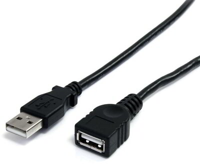 Startech USBEXTAA10BK USB 2.0 hosszabbító kábel 3m - Fekete