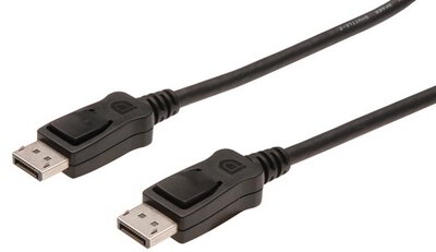 Assmann AK-340103-020-S Displayport v1.1a kábel 2m Fekete