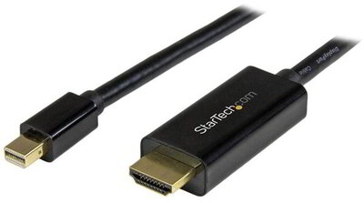 Startech MDP2HDMM3MB mini DisplayPort v1.2 - HDMI 1.4 Adapter kábel 3m Fekete