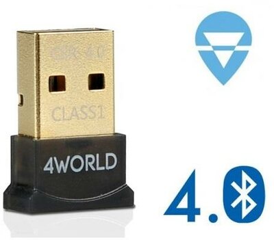 4World 10242 Bluetooth MICRO adapter USB 2.0 Class 1 version 4.0 Vista