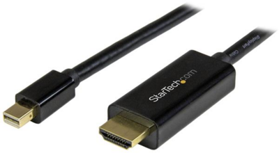 Startech MDP2HDMM5MB mDP - HDMI (apa - apa) kábel 5m - Fekete