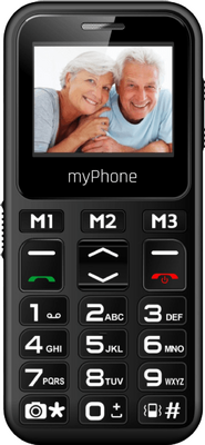 myPhone Halo Mini Mobiltelefon - Fekete