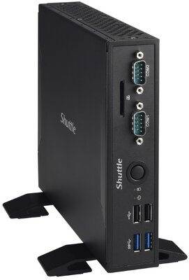 Shuttle XPC Digital Signage DS67U Slim PC - Fekete
