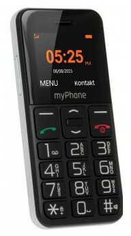myPhone Halo Easy Mobiltelefon - Fekete