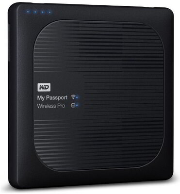 Western Digital 4TB My Passport Wireless Pro Fekete USB 3.0 Külső HDD
