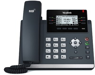 Yealink SIP-T42S 12-Line DECT Voip Telefon - Fekete