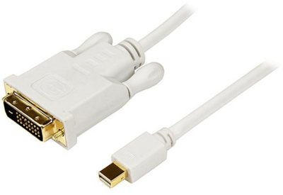 Startech MDP2DVIMM6W mini DisplayPort - DVI (Apa-Apa) Adapterkábel 1.8m Fehér