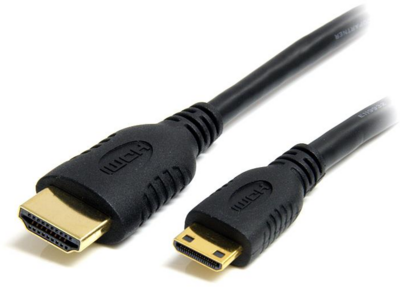 Startech HDACMM1M HDMI - mini HDMI (Apa-Apa) Adapterkábel 1m Fekete