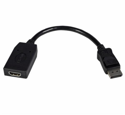 Startech DP2HDMI DisplayPort - HDMI (Apa-Anya) Adapterkábel 0.12m Fekete