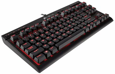 Corsair K63 USB Mechanikus Gaming Billentyűzet NA - Fekete/vörös