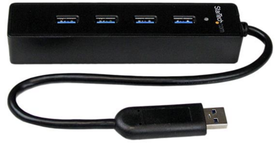Startech ST4300PBU3 USB 3.0 HUB (4 port) Fekete