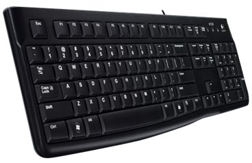 Logitech 920-002539 USB Billentyűzet FR - Fekete