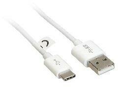 Tracer TRAKBK45858 USB 2.0 - USB Type-C (Apa-Apa) Kábel 1m Fehér
