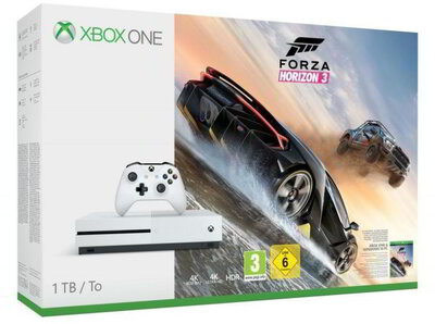 Microsoft Xbox One S 500GB Gépcsomag + Forza Horizon 3 - Fehér