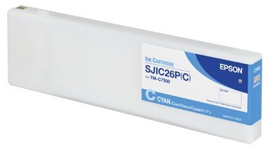 Epson SJIC26P Eredeti Tintapatron Ciánkék