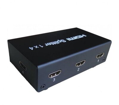 Sbox HDMI-4 1.4 HDMI Splitter (4 port) - Fekete