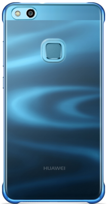 Huawei P10 Lite Gyári Hátlap Tok - Átlátszó/Kék