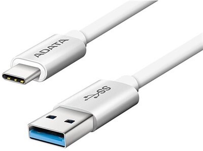 Adata ACA3AL-100CM-CSV USB Type-A 3.0 - USB Type-C 3.0 (apa - apa) kábel 1m - Fehér