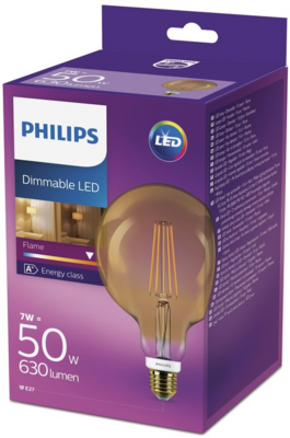 Philips LED Nagygömb izzó 7W 630lm 2000K E27 -Meleg fehér