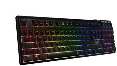 Asus Cerberus Mech RGB Mechanikus Gaming Billentyűzet HU - Fekete