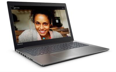 Lenovo Ideapad 320 - 15.6" HD, Celeron N3350, 4GB, 128GB SSD, Microsoft Windows 10 Home - Fekete Laptop