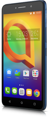 Alcatel Pixi 4 (6") 2017 Dual SIM kártyafüggetlen okostelefon (8050D), Metal Blue