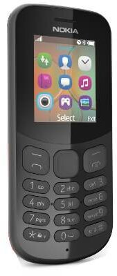 Nokia 130 (2017) Dual SIM kártyafüggetlen mobiltelefon, Fekete