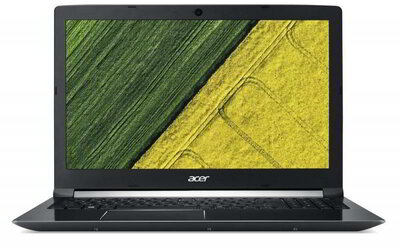 Acer Aspire 7 (A715-71G-79LA) - 15.6" FullHD IPS, Core i7-7700HQ, 8GB, 512GB SSD, nVidia GeForce GTX 1050Ti 4GB VGA - Fekete Laptop