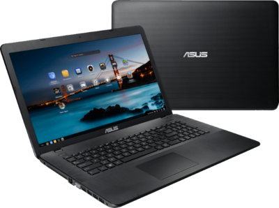 Asus X751NA - 17.3" HD+, Celeron DualCore N3350, 4GB, 1TB HDD, Linux - Fekete Laptop