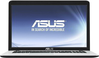 Asus X751NA - 17.3" HD+, Celeron DualCore N3350, 4GB, 1TB HDD, DOS - Fehér Laptop