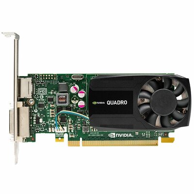 NVIDIA Video Card Quadro K620 DDR3 2GB/128bit, 384 CUDA® Cores, PCI-E 2.0 x16, DVI-I, DP, Cooler, Single Slot, Low Profile (DP-DVI-I Cable, DVI-I-VGA Adapter, Full Size and Low Profile Bracket incuded)