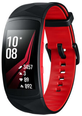 Samsung Gear Fit 2 PRO small Bluetooth Karóra - Piros