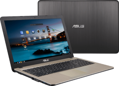 Asus X540LJ - 15.6" HD, Core i3-5005U, 4GB, 1TB HDD, nVidia GeForce 920M 2GB, Linux - Fekete Laptop