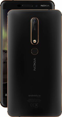 Nokia 6.1 Dual SIM Kártyafüggetlen Okostelefon - Fekete (Android)