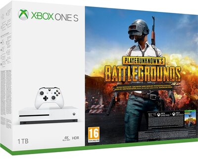 Microsoft Xbox One S 1TB konzol + Playerunknown's Battleground Játékszoftver