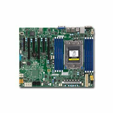 Supermicro Motherboard ATX Socket SP3 Single AMD EPYC 7000, up to 1TB DDR4 Reg ECC 2666MHz memory in 8 DIMM slots, 16 SATA3, 1 M.2, Dual Gigabit LAN ports, IPMI 2.0 + KVM, TPM 1.2