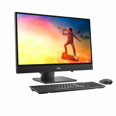 Dell Inspiron AIO 3477 - 23.8" FullHD, Core i3-7130U, 4GB, 1TB HDD, Linux - Fekete All In One Számítógép 3 év helyszíni garanciával