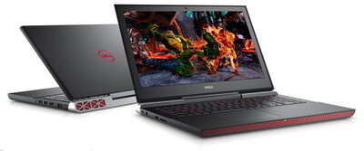 Dell Inspiron 7567 - 15.6" FullHD IPS, Core i5-7300HQ, 8GB, 256GB SSD, nVidia GeForce GTX 1050 4GB, Microsoft Windows 10 Home - Fekete Gamer Laptop 3 év garanciával