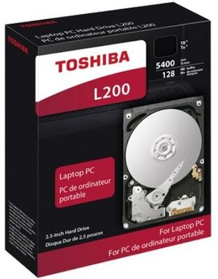 Internal HDD Toshiba L200 2,5" 1TB SATA2 5400RPM 128MB