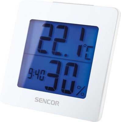 Sencor LCD időjárás-állomás ébresztőórával (SWS 1500 W)